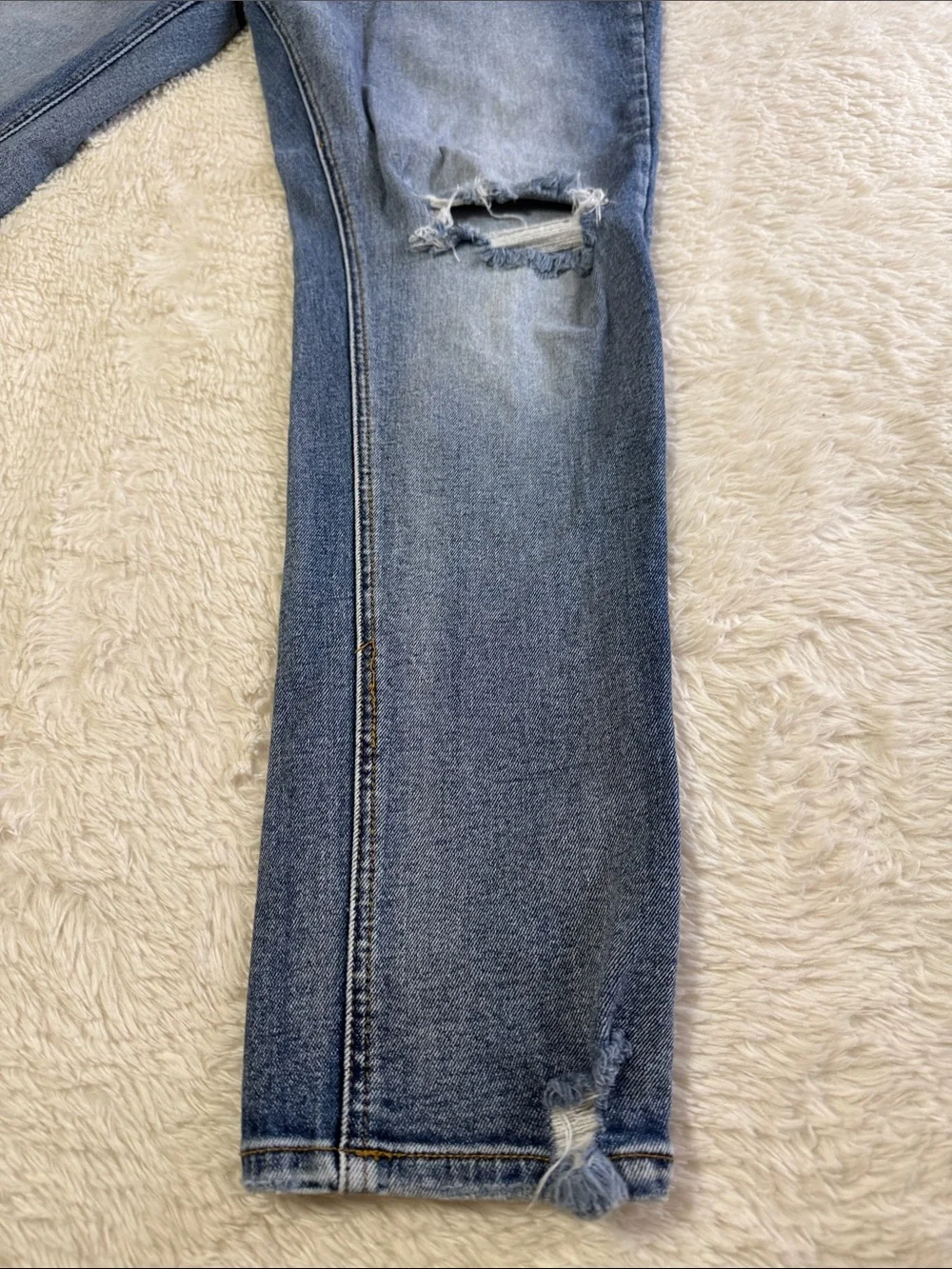 KanCan Distressed Light Blue Ripped Jeans